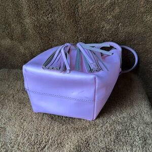 Hot Pink JCrew Bucket Bag with Tassels